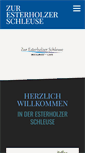 Mobile Screenshot of esterholzer-schleuse.de