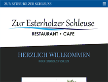 Tablet Screenshot of esterholzer-schleuse.de